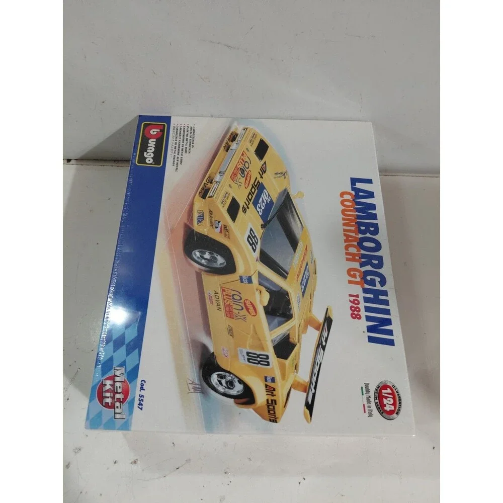 NIP Bburago 5547 1:24 Die Cast Rain-X JGTC 88 Lamborghini Countach Race Car Kit